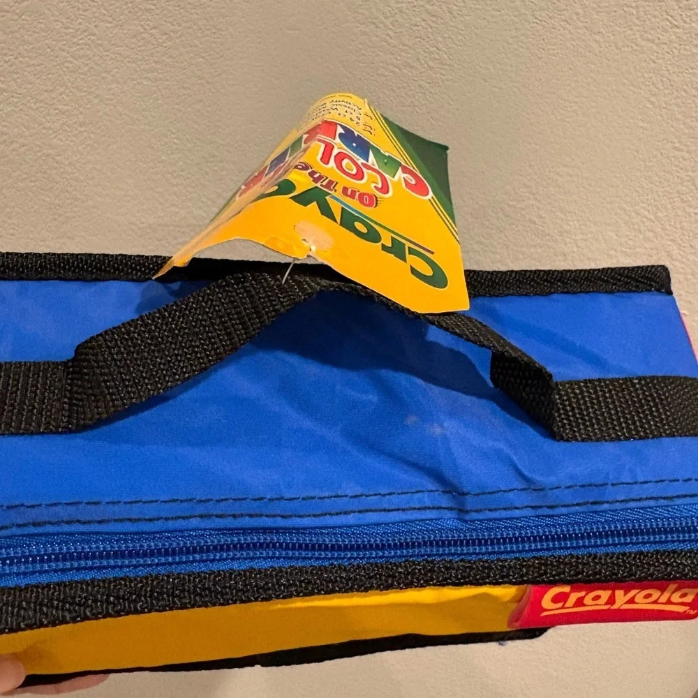 Vintage 1999 Crayola On The Go Color Carrier Lunchbox Travel Case New With Tags